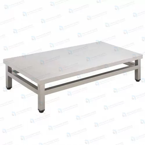 Подтоварник ПТ 900x600x300, каркас нержавеющая труба, столешница AISI430